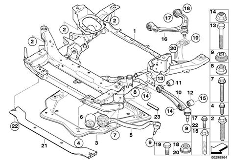 BMW X5 Structural Reinforcement Panel Suspension Axle 31106786568