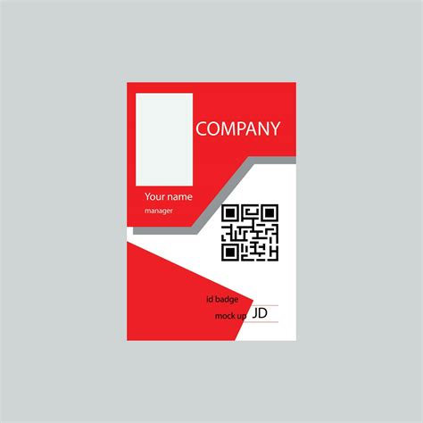 Creative Id Card Template 24657644 Vector Art At Vecteezy