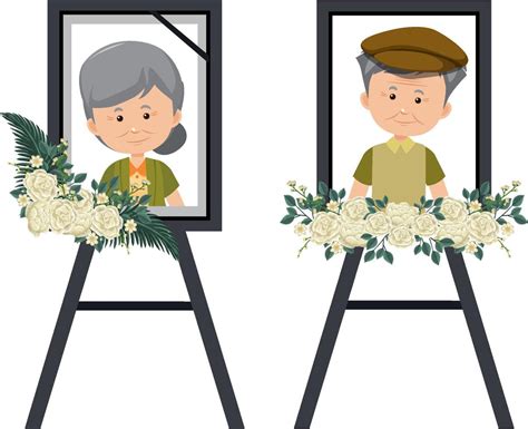 Portrait Of Deceased Person Vector Art At Vecteezy