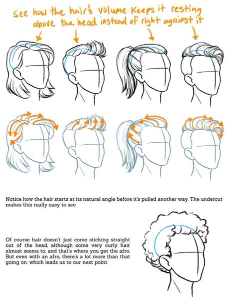 tips  drawing hair tutorial