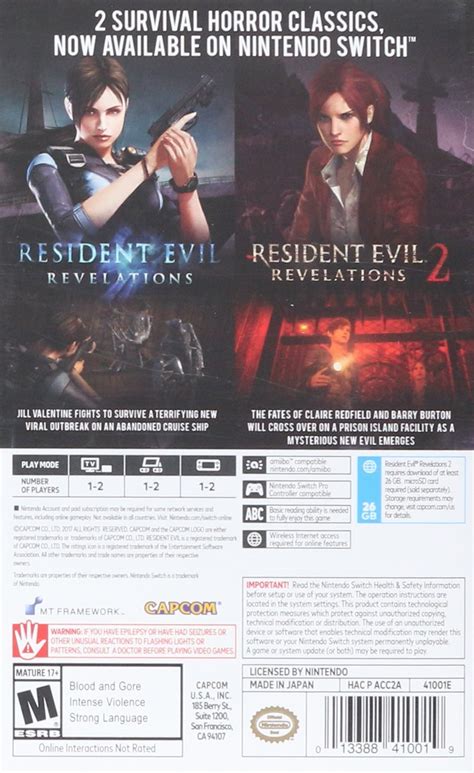 Buy Resident Evil Revelations Collection Standard Edition Nintendo