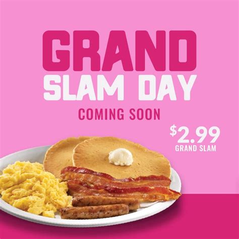 Denny's Grand Slam Day to Support Bullying Prevention - Foodgressing