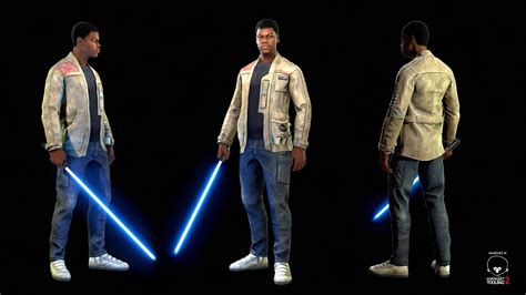 Star Wars Fan Art, Finn — polycount