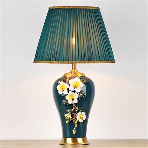 Lampe à poser chic moderne en céramique fer H68cm pour salon chambre à