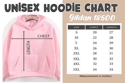 Gildan 18500 Size Chart Unisex Hoodie Graphic by evarpatrickhg65 ...