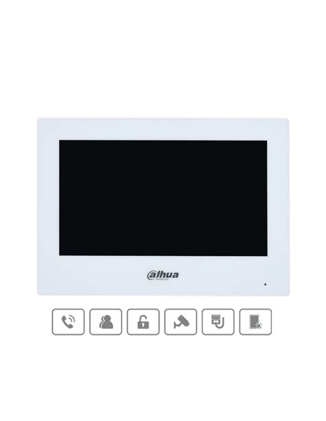 Dahua White 7inch Touch Screen IP Indoor Intercom Monitor DHI VTH2621GW P