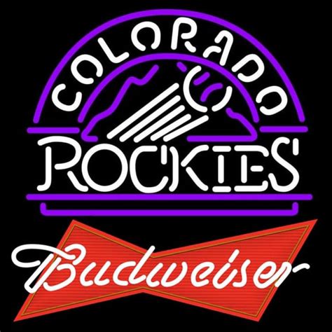 Custom Colorado Rockies Anniversary 1993 Logo MLB Neon Sign Neon Sign