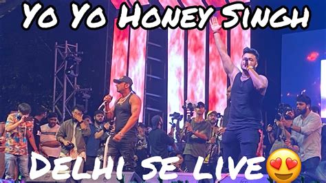 Yo Yo Honey Singh Live Concert Delhi Jawaharlal Nehru Stadium Jln