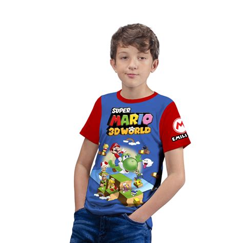 Camiseta Mario Bros World Ni O Atipic