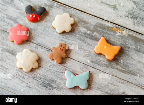 Small Cookies With Glaze Stock Photo Alamy