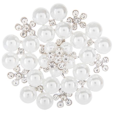 Pearl Rhinestone Brooch Hobby Lobby