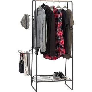 Bedroom Feature Metal Garment Rack Clothes Rack - Bed Bath & Beyond ...