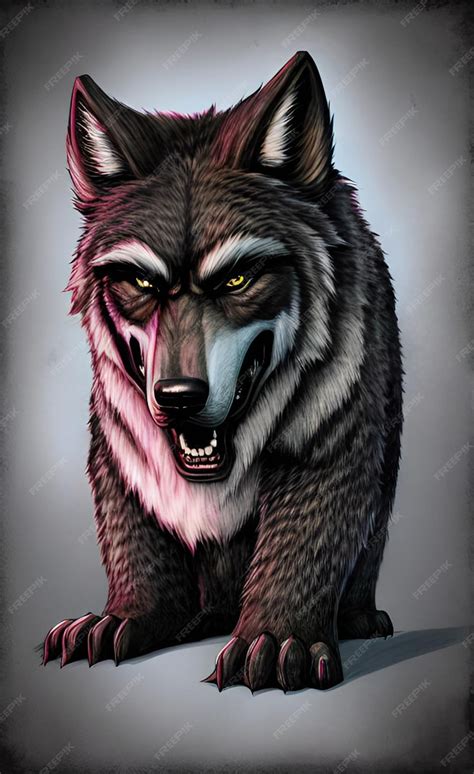 Premium AI Image | art werewolf