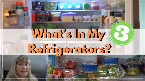 Whats In My Refrigerators Refrigerator Tours Sahm Food Storage