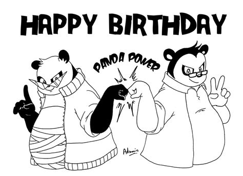 Happy Birthday Panda By Thepandamis On Deviantart