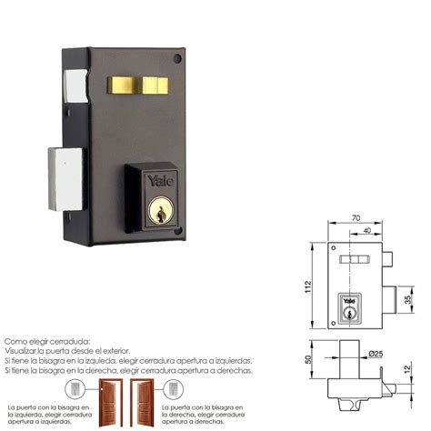 Distribuidor Cerradura Yale 56 A Hp 70 Izquierda Mayorista