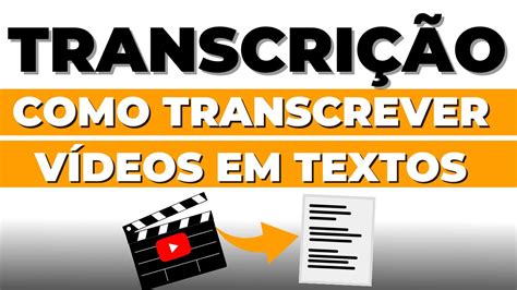 Como Transcrever Vídeo do YouTube em Texto Grátis Sem Programas YouTube