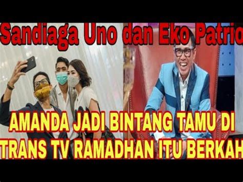 Amanda Manopo Di Trans Tvjadi Bintang Tamu Sandiaga Uno Dan Eko