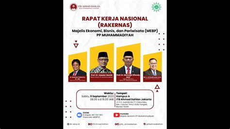 RAPAT KERJA NASIONAL MAJELIS EKONOMI BISNIS DAN PARIWISATA PP