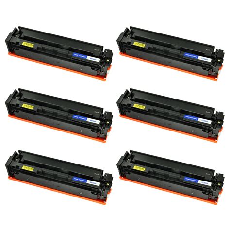 6pk Cf500a Black Toner Cartridges For Hp Laserjet Pro M254dw Mfp