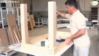 Come Costruire Un Tavolo In Legno Fai Da Te Tutorial Video Bricolage