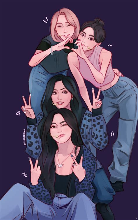 P A N Happysuaday On Twitter Mamamoo Ot Doodle Bc Im