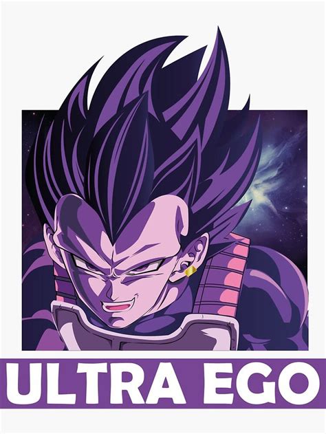 Vegeta New Form Ultra Ego God Of Destruction Hakaishin Sticker