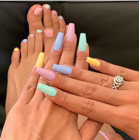 Beautiful Multi Colored Nails Designs For Summer The Glossychic