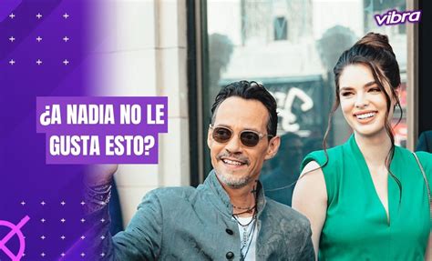 Marc Anthony le dedicó la misma canción a Nadia Ferreira y a Jennifer