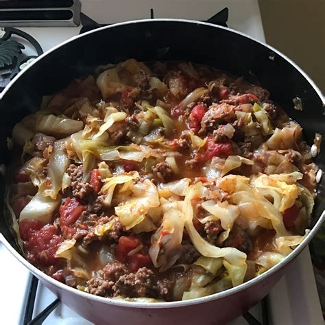 Unstuffed Cabbage Roll Crockpot Girl