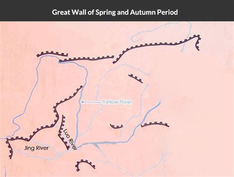 China Great Wall in Zhou Dynasty