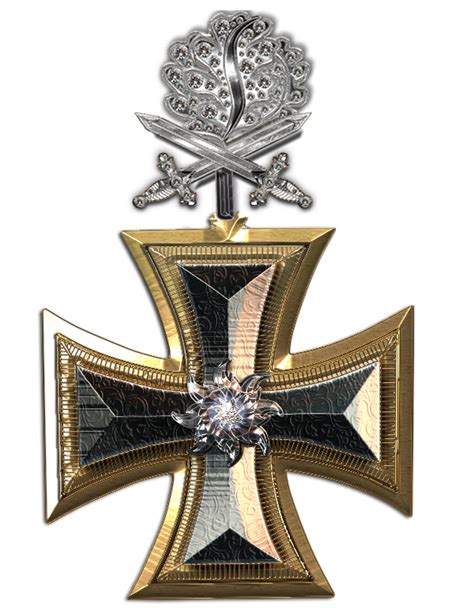 Knight Cross With Oak Leavs Swords Diamonds By Sabatondemon On Deviantart