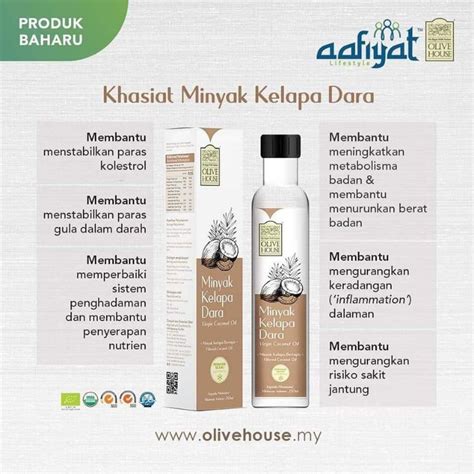 Expired 10 2024 Minyak Kelapa Dara Olive House Virgin Coconut Oil