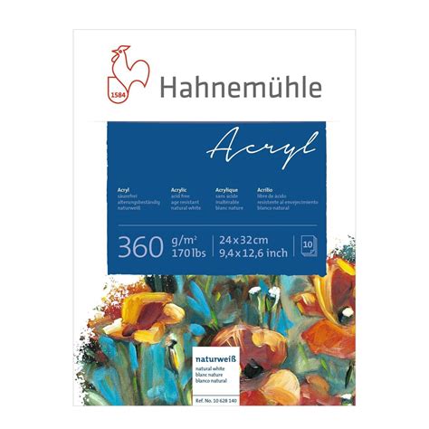 Papel Hahnemühle Acryl A4 360g m² 10 Folhas