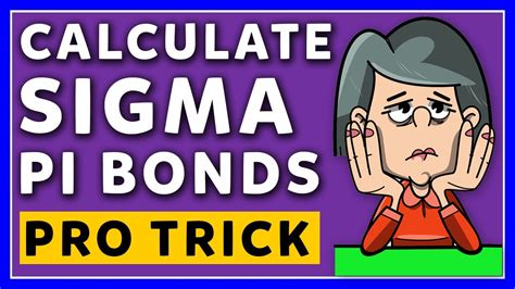 How To Calculate Sigma And Pi Bonds Pro Trick Youtube