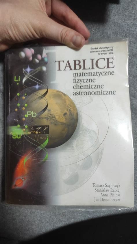 Tablice Fizyczne Matematyczne Chemiczne Astronomiczne Koniak W Olx Pl