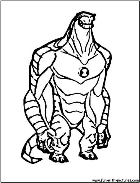 Ben 10 Watch Coloring Pages