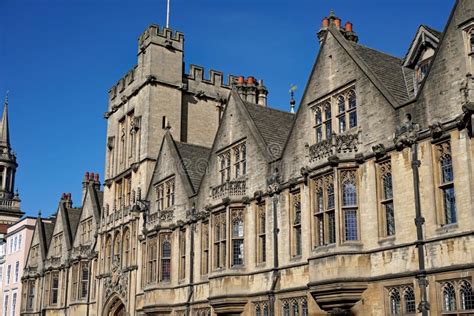 Universidade De Oxford Fachada Do Brasenose College Foto De Stock