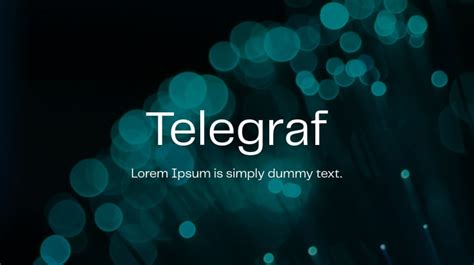 Telegraf Font Family : Download Free for Desktop & Webfont