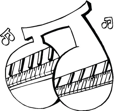 Piano Keyboard Coloring Page at GetColorings.com | Free printable ...