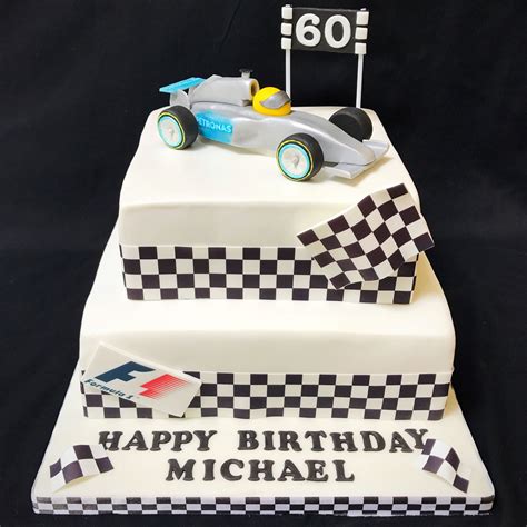 Formula One Themed Cake Grandprix Theme Cake Lewis Hamilton Car Cake