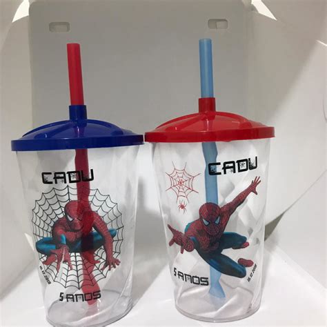 Homem Aranha Copo Twister Ml Elo Produtos Especiais