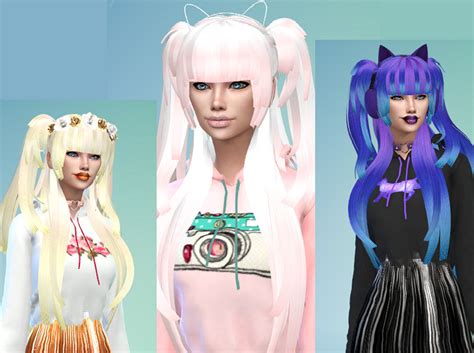 Sims 4 ombre hair recolor - toysvol