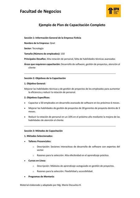 01 Ejemplo Plan de capacitación Alessandro uDocz