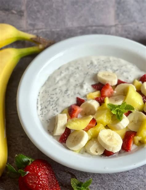 Easy Chia Seed Greek Yogurt Healthy Breakfast Snack