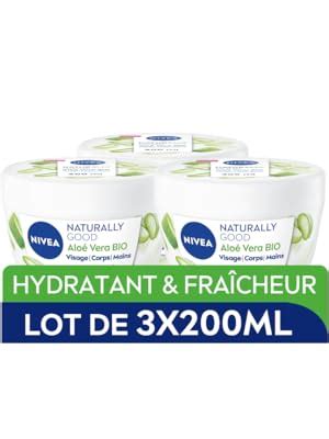 Nivea Naturally Good Cr Me Hydratante Multi Usage En Lot De X