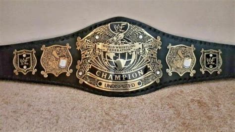 OFFICIAL REPLICA WWE UNDISPUTED CHAMPIONSHIP REPLICA BELT | eBay