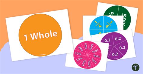 Fractions And Decimals Matching Game Teach Starter