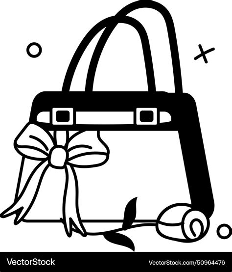 Handbag Royalty Free Vector Image Vectorstock