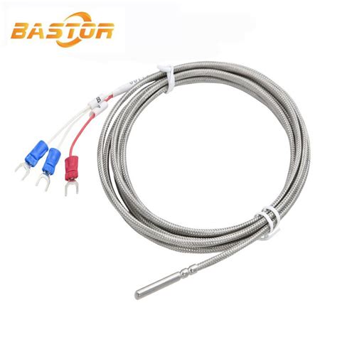 China Customized 3 Wire Waterproof Probe Rtd Pt 100 Temperature Sensor